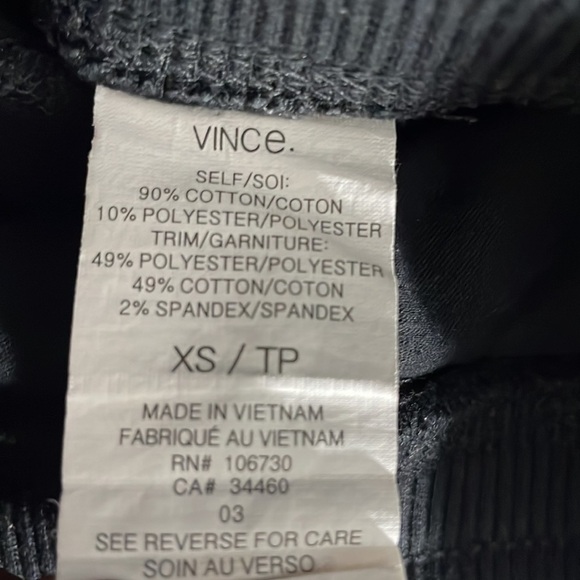 VINCE. Black joggers in women’s size x-small - Picture 4 of 5